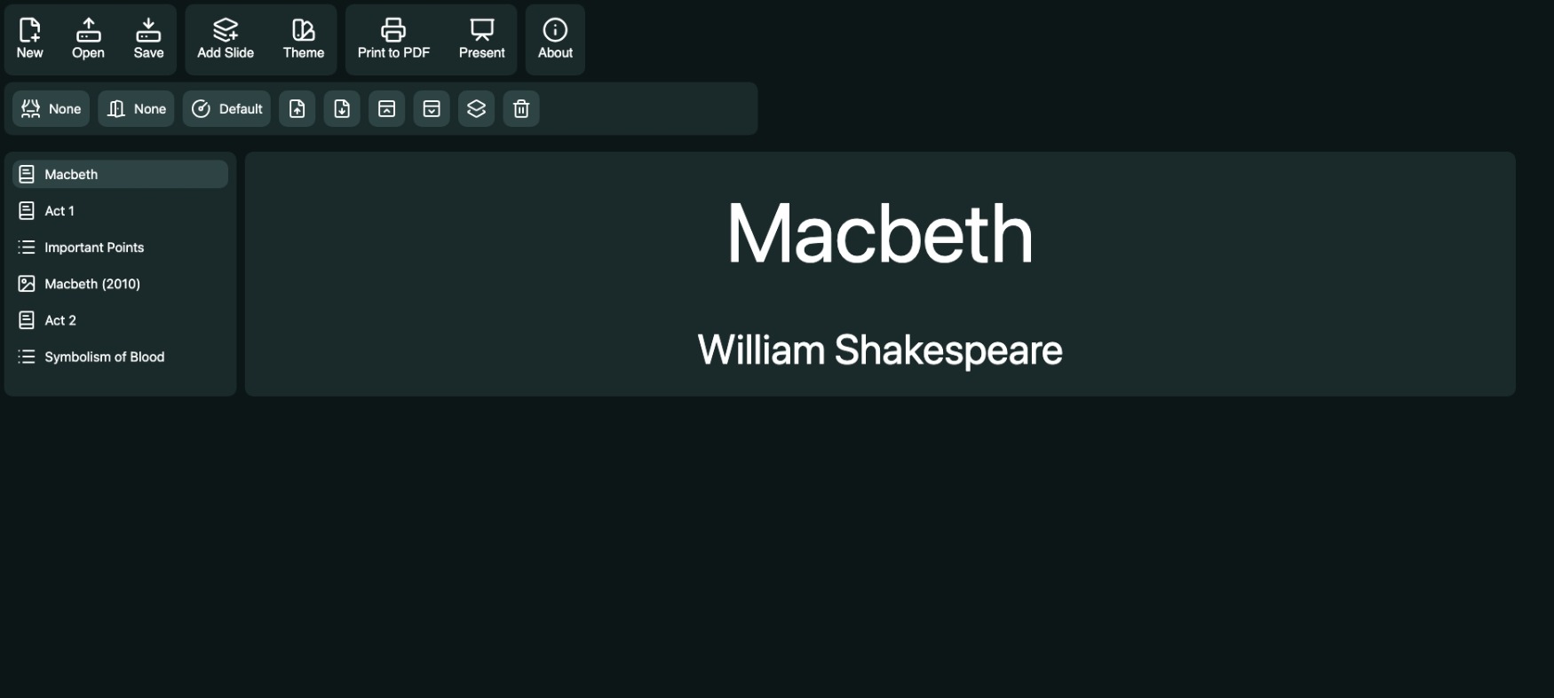 Screenshot of Present 2
